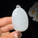 和田玉籽料羊脂白玉观音（65.7g）