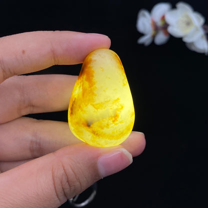 和田玉洒金皮籽料挂件（27.5g）