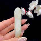 和田玉青白玉籽料原石（58.7g）