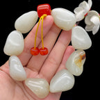 和田玉白玉籽料【精品手串】（102.3g）