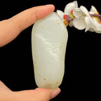 和田玉白玉籽料手把件（90.8g）