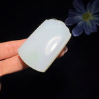 秒杀和田玉白玉平安无事牌（54.4g）