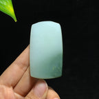 和田山料白玉带翠无事牌挂件（50.9g）