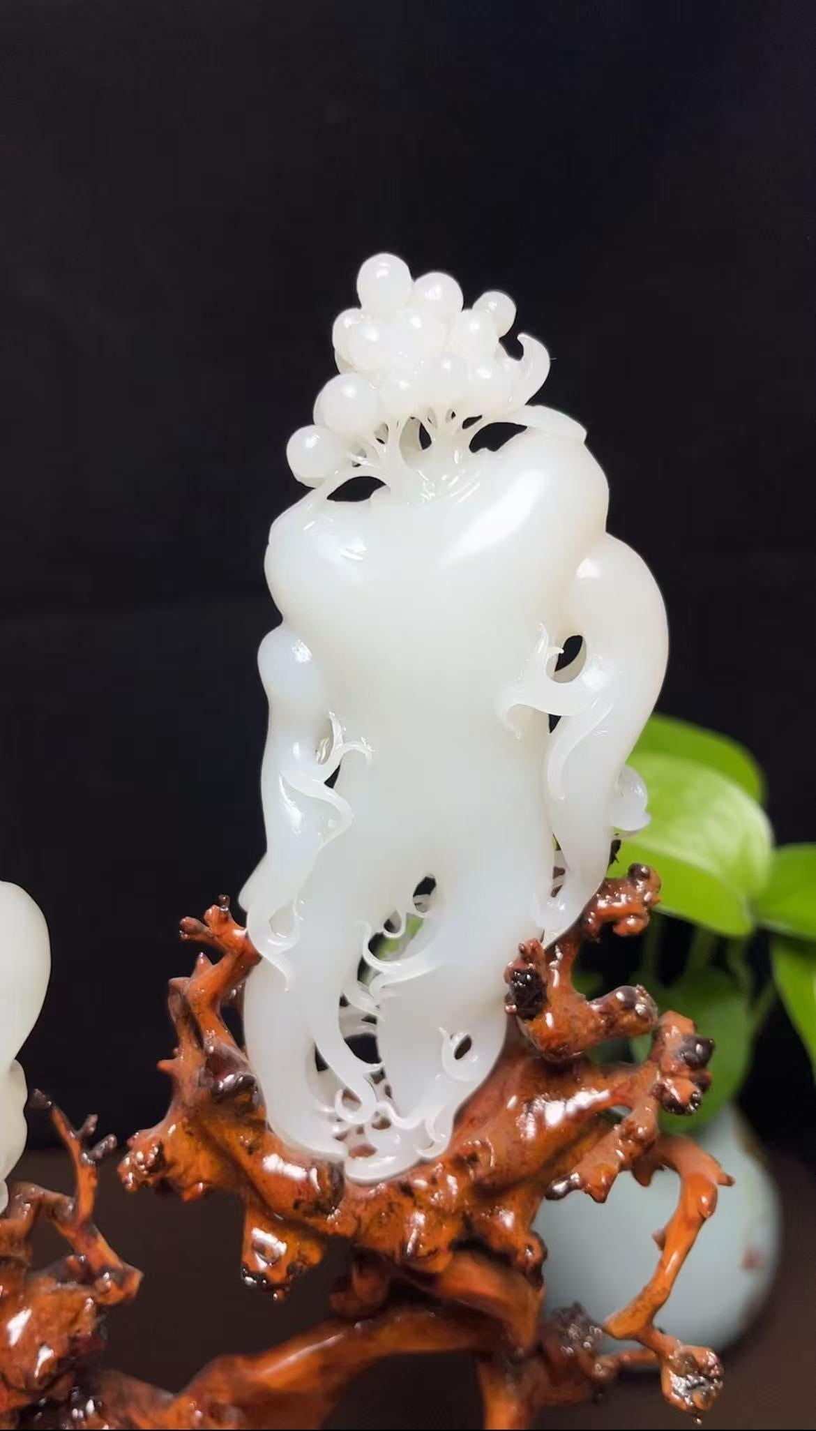 和田羊脂玉人生如意摆件（480.0g）