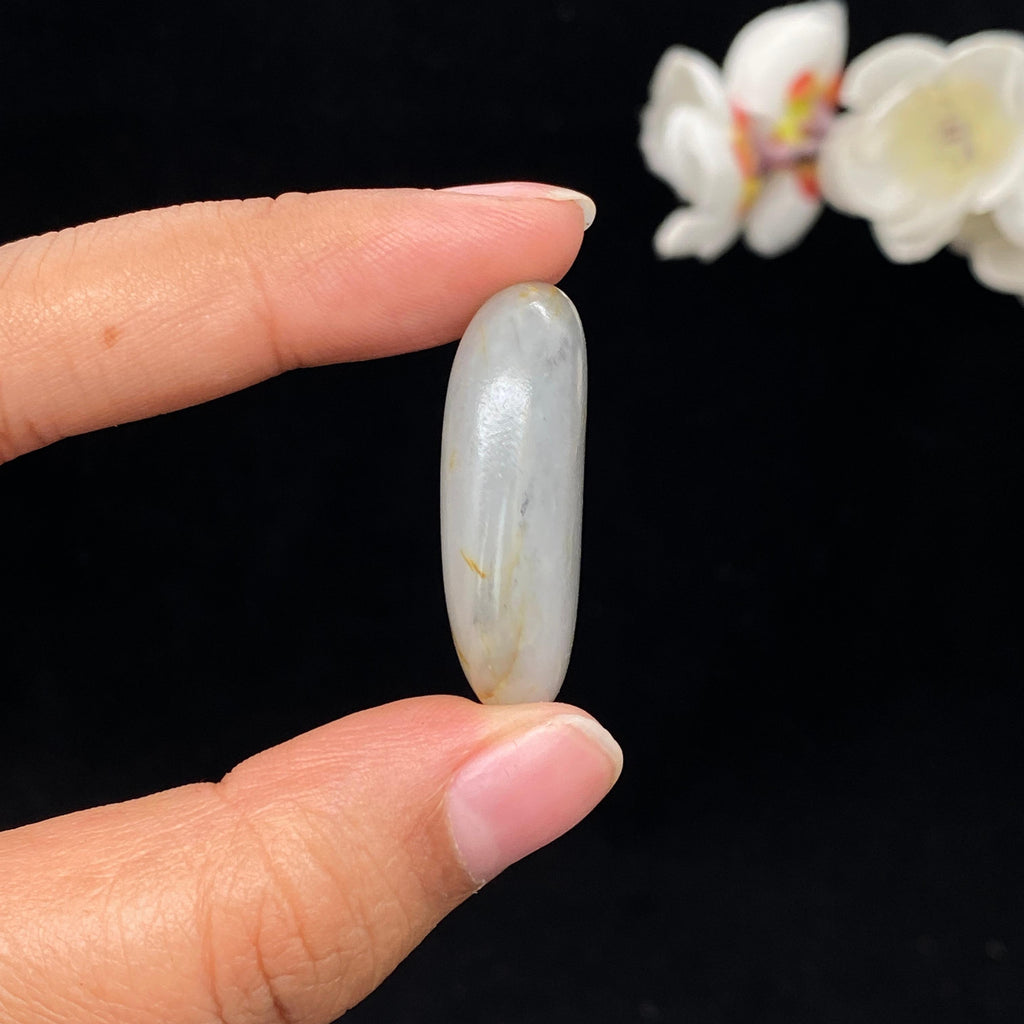 和田玉黄皮青花底籽料小挂件（15.3g）