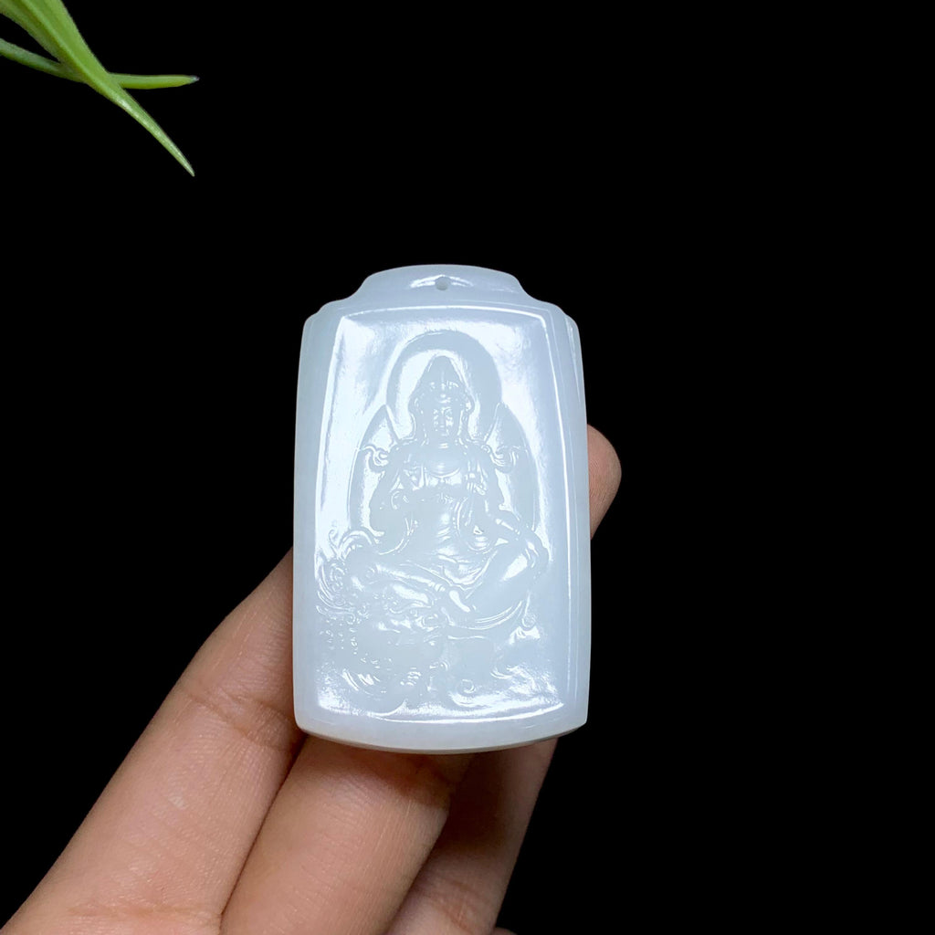 和田白玉御龙观音（45.5g）