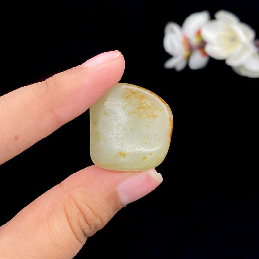 和田玉洒金皮籽料吊坠籽（15.2g）