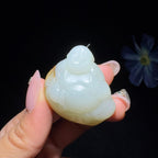 和田玉籽料挂件佛公（28.1g）