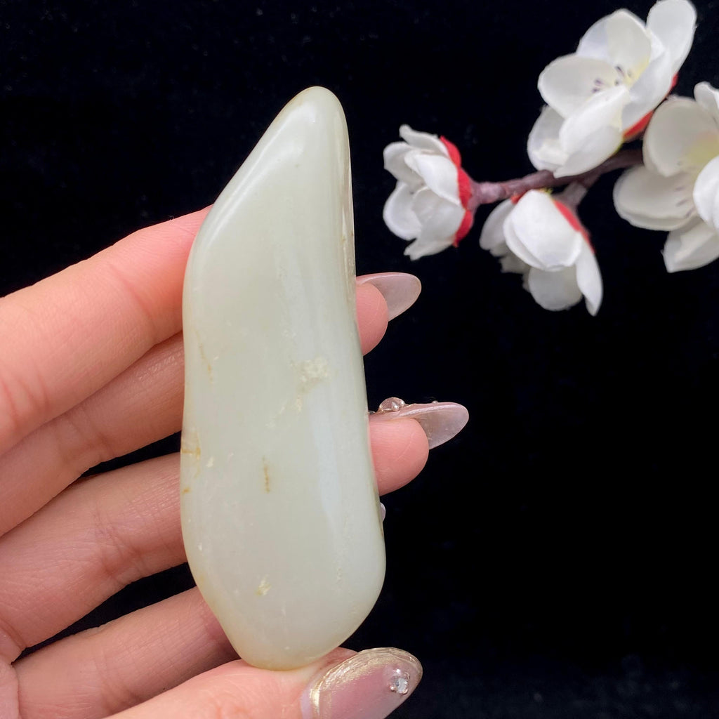 和田玉青白玉籽料原石（58.7g）