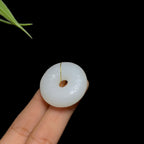 【超值推荐】和田山料白玉仿古平安扣（16.4g）