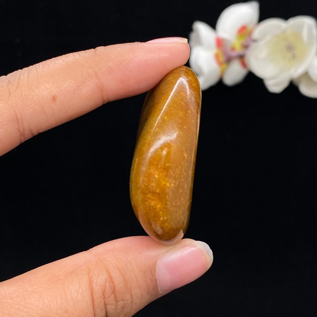 【超值推荐】和田玉黄沁皮籽料挂件（46.6g）