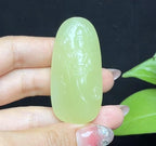 和田玉若羌黄口料站观音挂件（23.2g）
