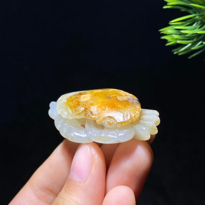 和田玉籽料八方来财（14.0g）