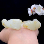 和田玉洒金皮籽料【精品手串】（113.1g）