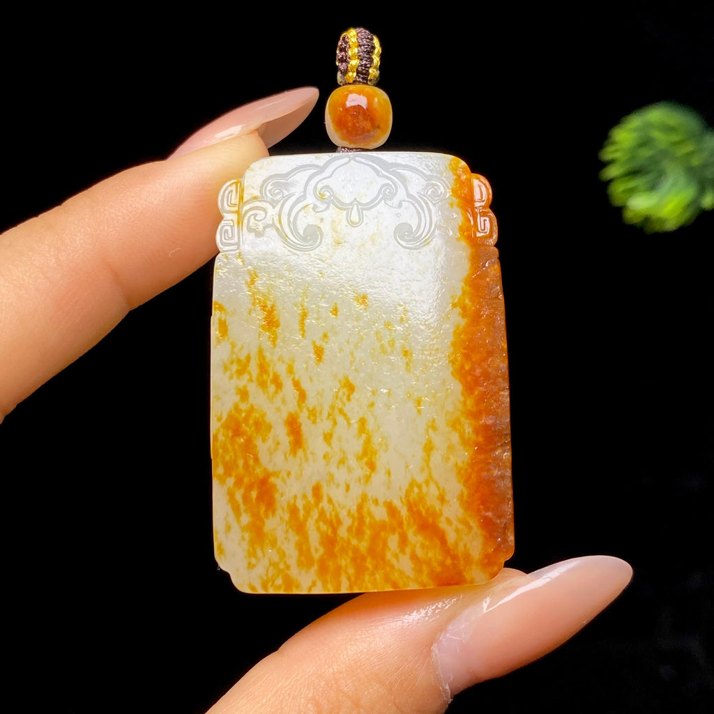 和田玉籽料无事牌（50.2g）