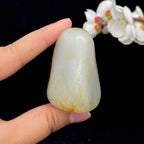 和田玉聚红皮青花底籽料（143.5g）