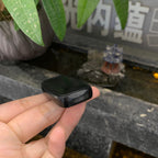 和田籽料黑青无事牌挂件（43.0g）