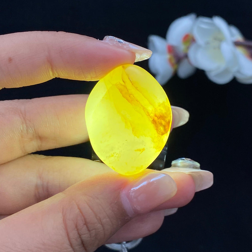 和田玉洒金皮籽料挂件（22g）