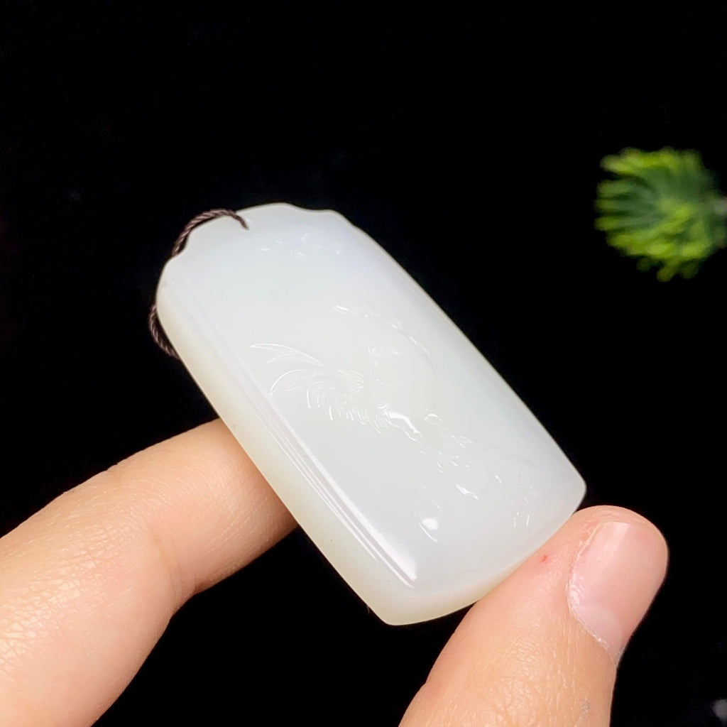 和田玉白玉生肖鸡（30.2g）