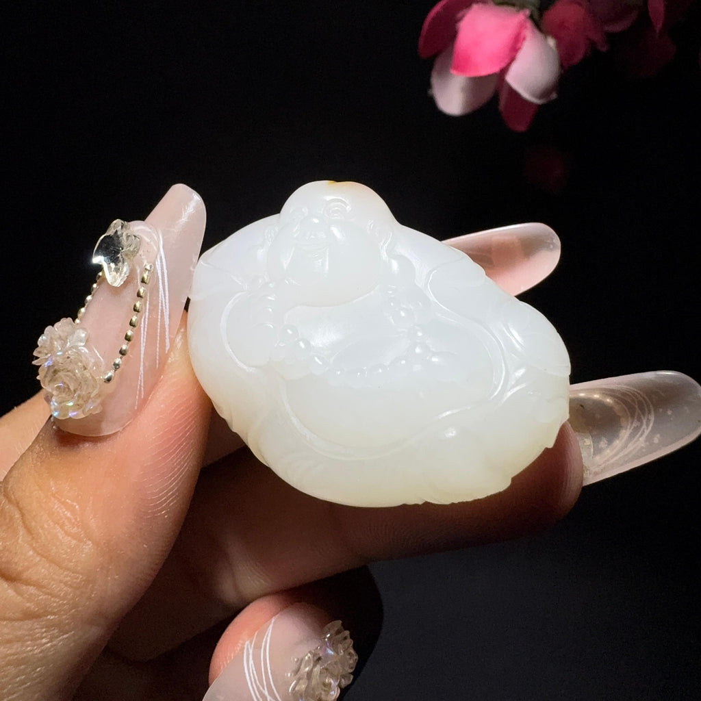和田玉籽料挂件佛（19.7g）