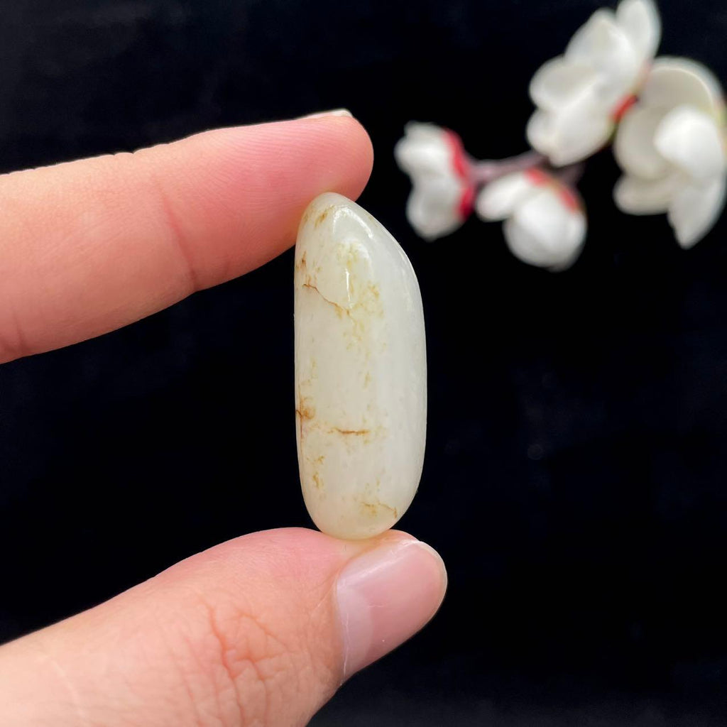 和田玉洒金皮籽料吊坠籽（16.2g）