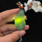 和田玉沙枣青籽料【佛手】（21.3g）