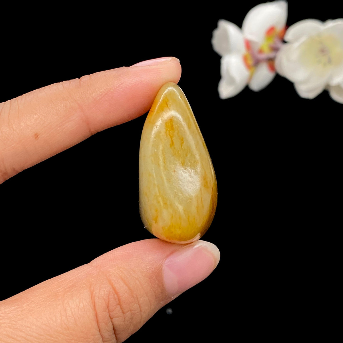 和田玉黄皮青花籽料（39.6g）