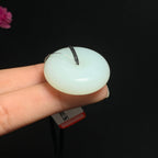 高品质和田山料白玉平安扣（17.0g）