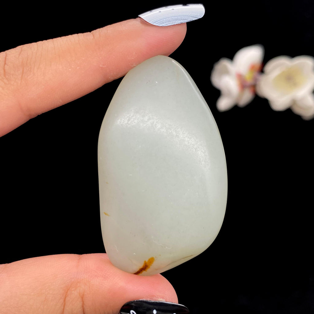 和田玉青白玉籽料大挂件（37.3g）