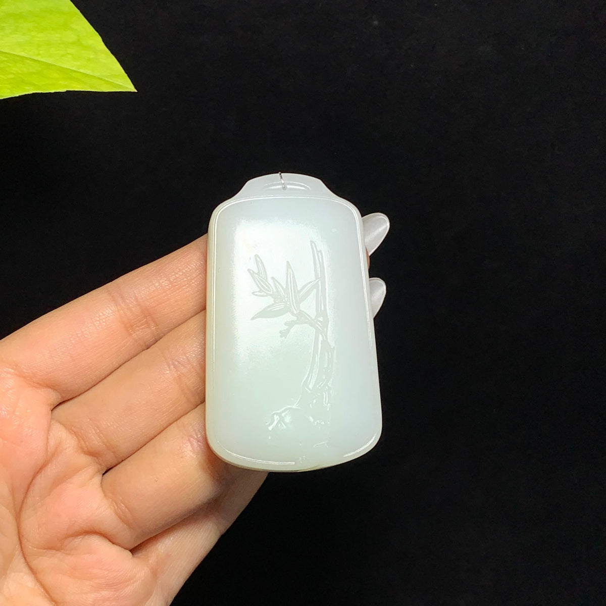 和田山料糖白玉节节高升无事牌（75.2g）