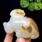 和田玉籽料貔貅把件（148.2g）