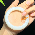 和田山料羊脂白玉手镯（71.2g）