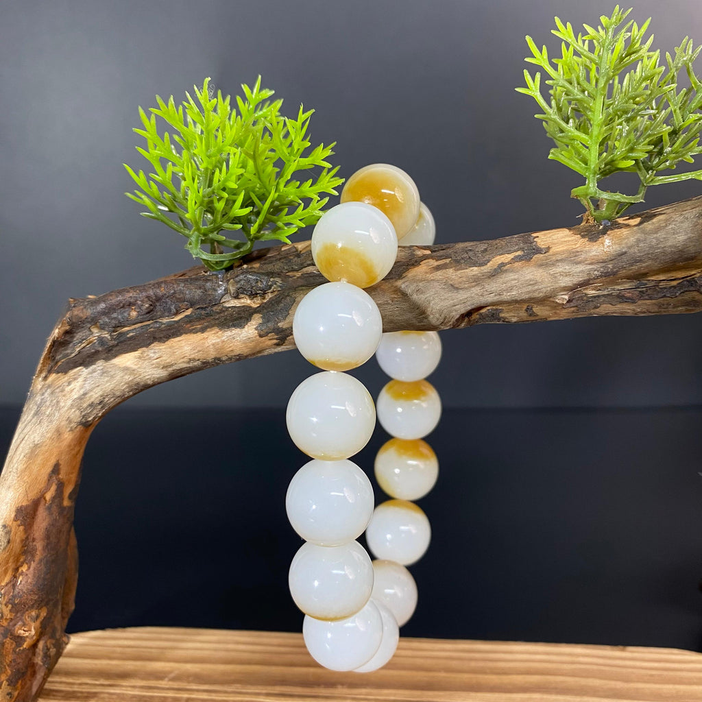 和田玉糖白手串2512030003（72.2g）