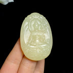 和田玉黄口观音（34.0g）