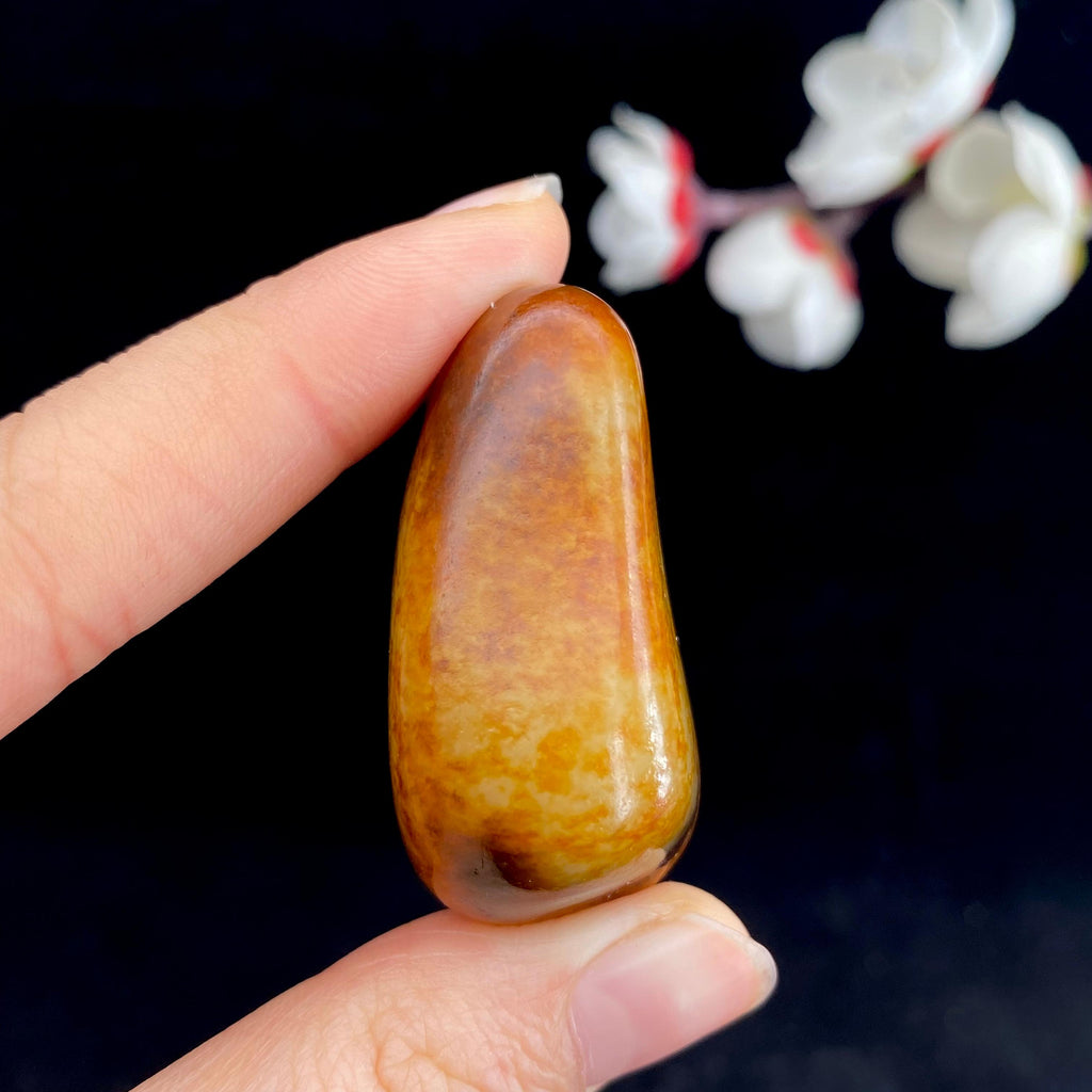 和田玉洒红皮籽料（41.3g）