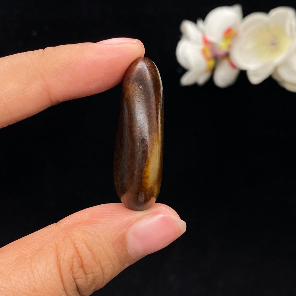 和田玉黄沁皮籽料吊坠籽（16.6g）