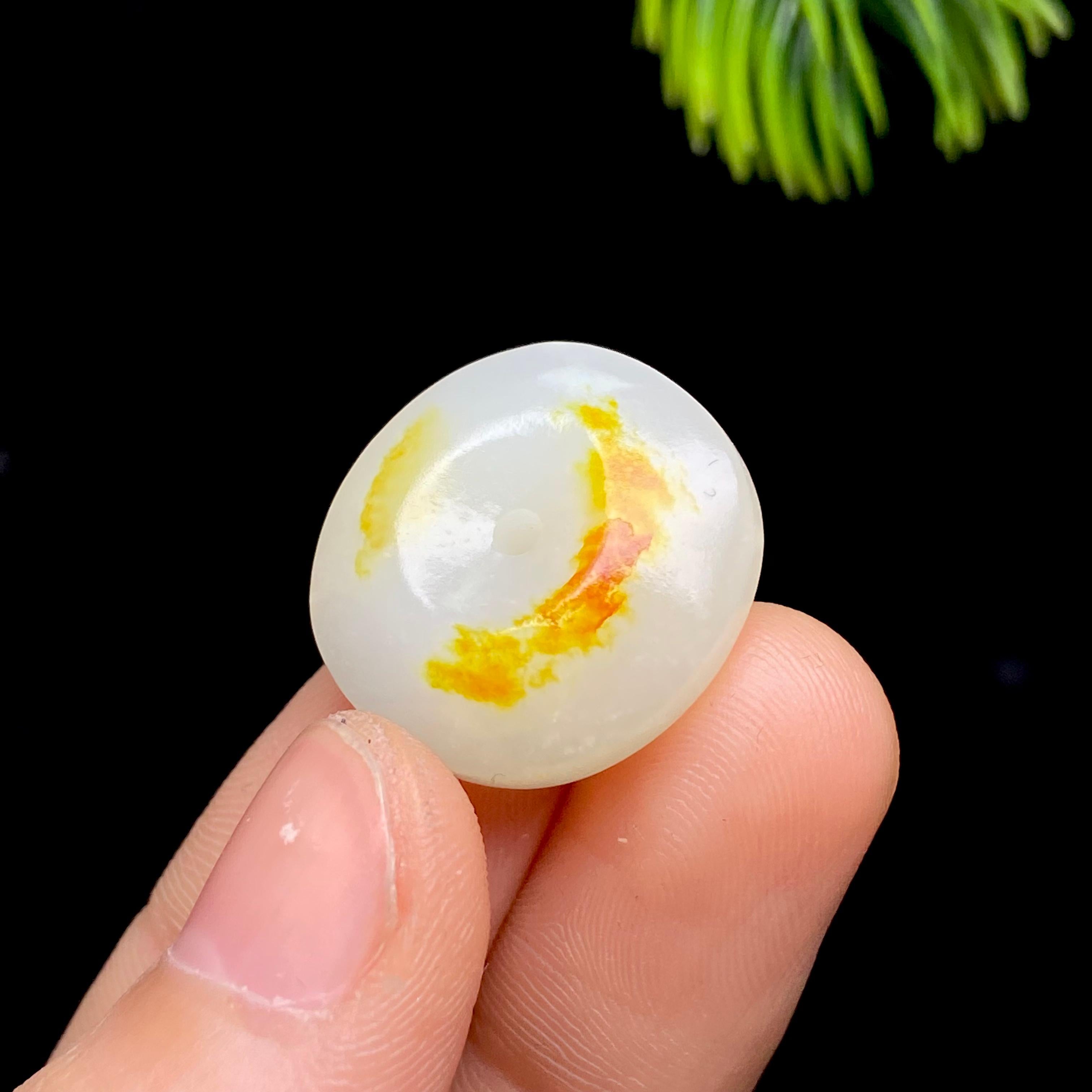 和田玉籽料玉琮（5.4g）