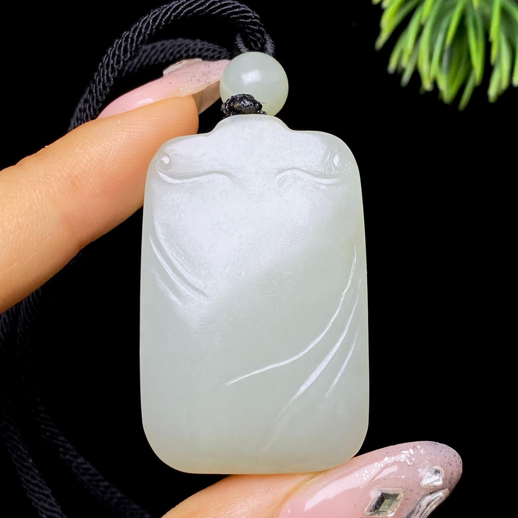 和田玉籽料无事牌（24.4g）
