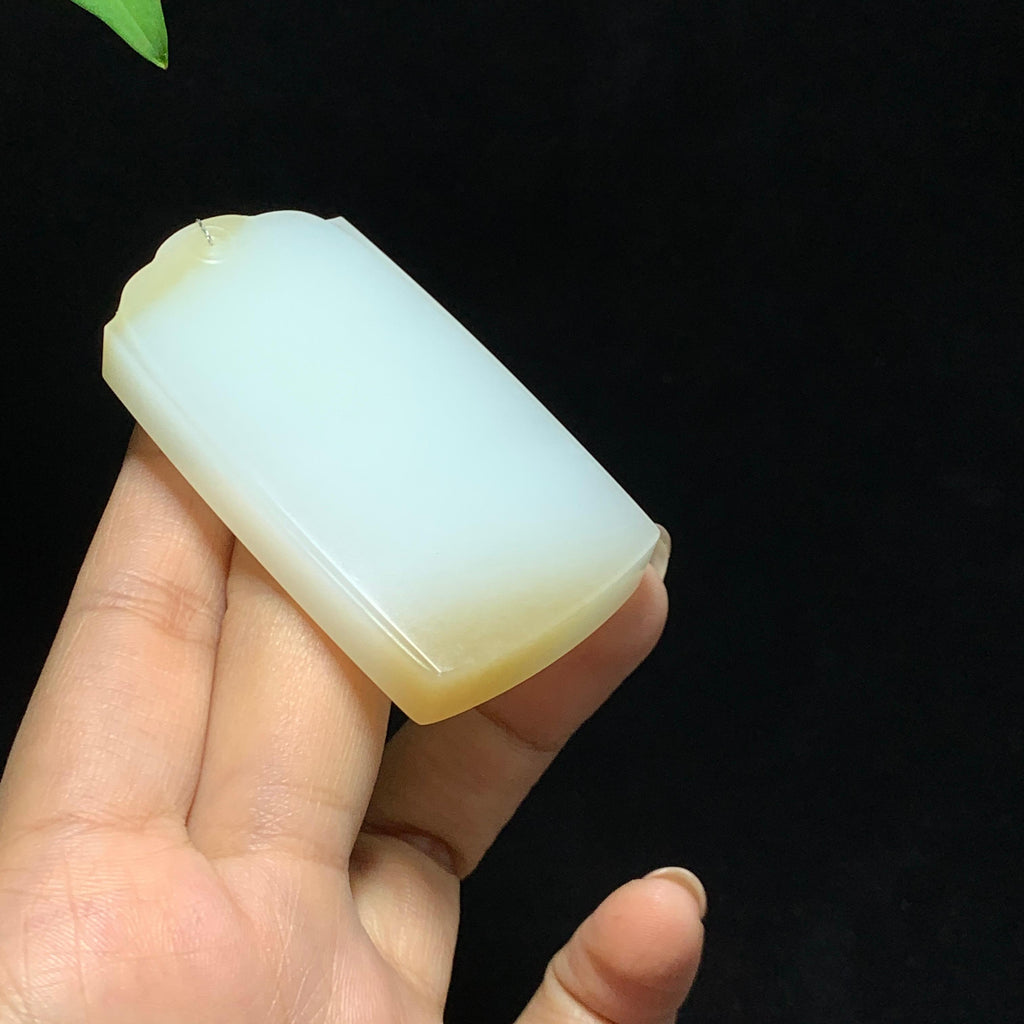 和田山料糖白玉无事牌（62.9g）