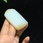 和田山料糖白玉无事牌（62.9g）