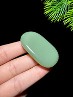 和田玉沙枣青无事牌（26.5g）