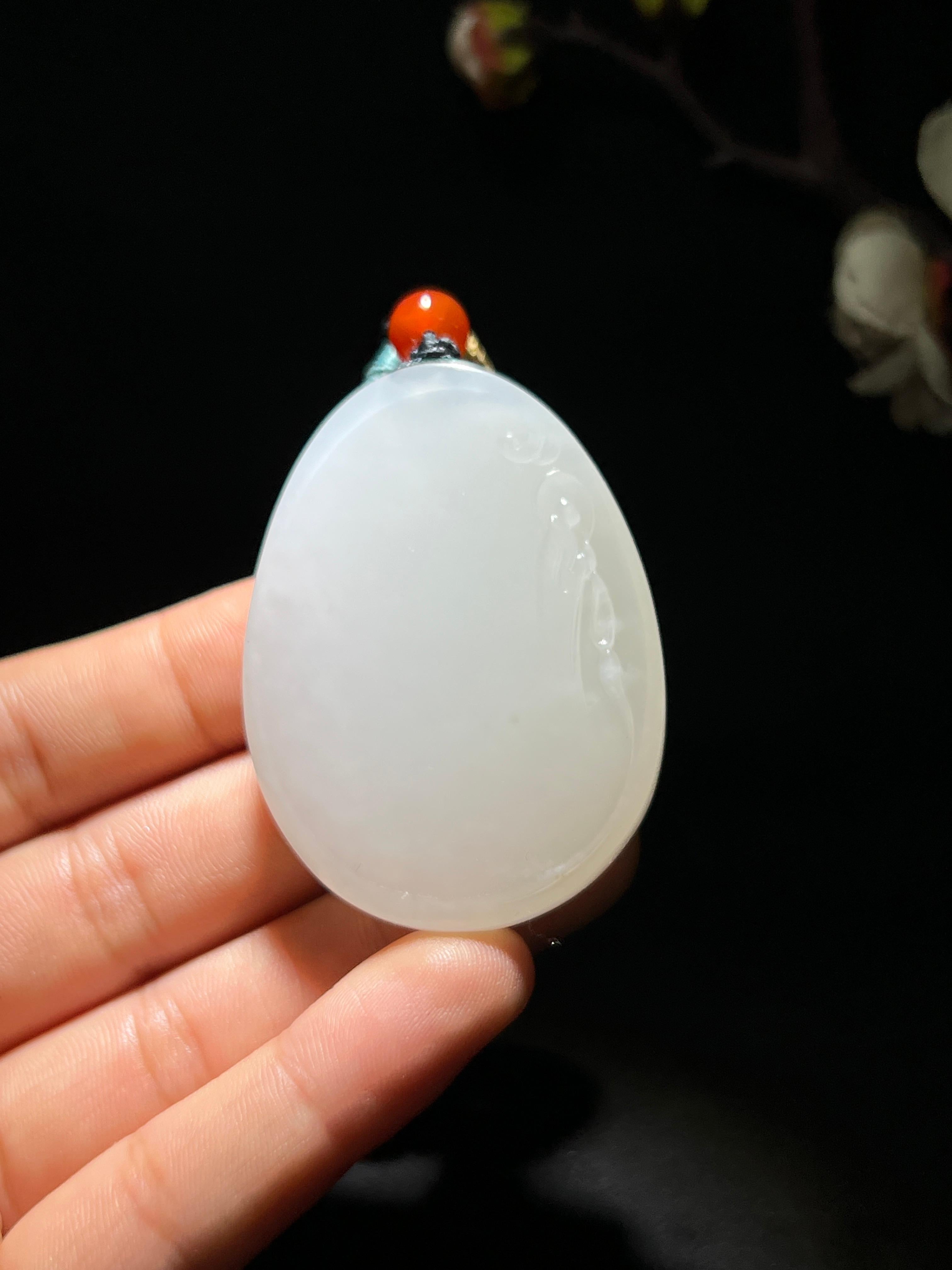和田玉籽料观音（g）