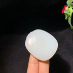 精品和田山料白玉无事牌挂件（64.0g）