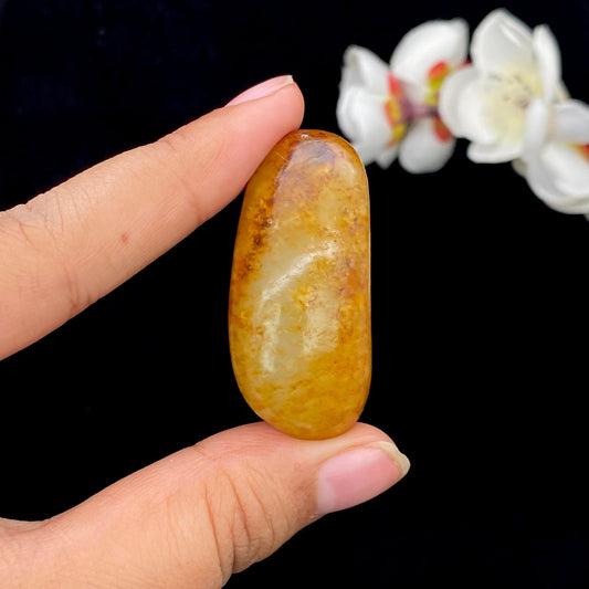 和田玉黄沁皮籽料原石（26.3g）
