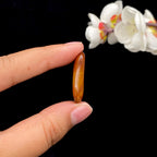 和田玉红沁皮籽料戒面籽（5.1g）