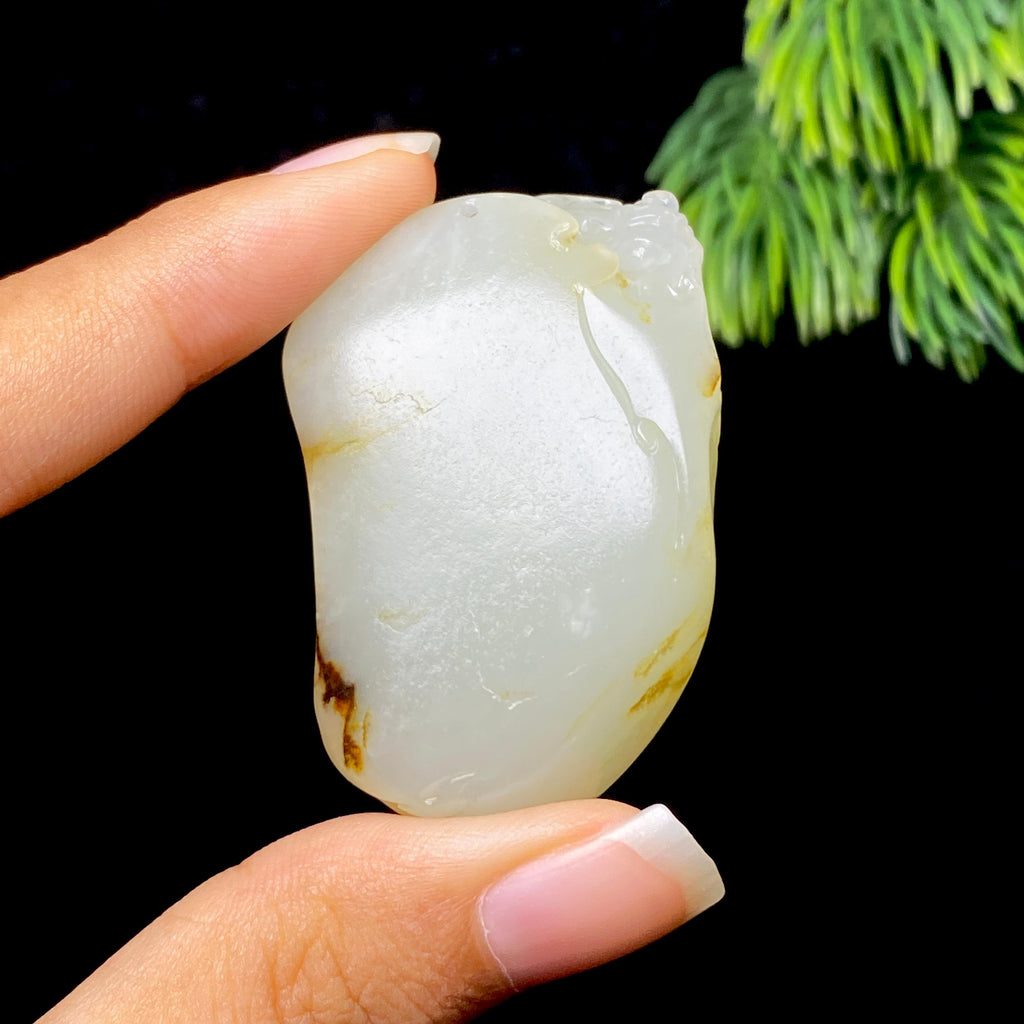 和田玉籽料龙马精神（29.5g）