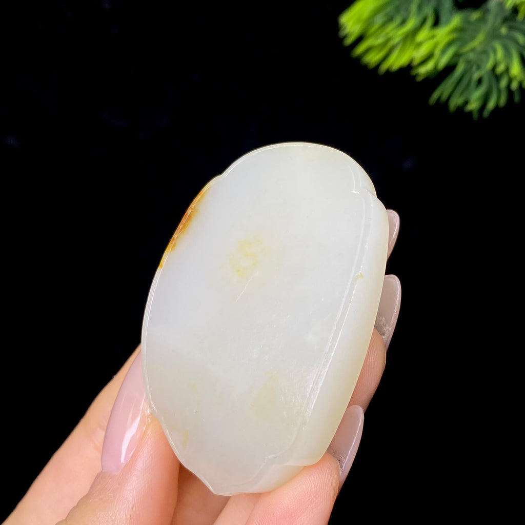 和田玉籽料无事牌（44.8g）