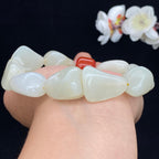 和田玉白玉籽料【精品手串】（83g）