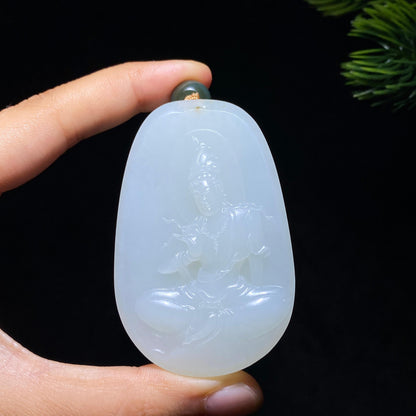 和田玉籽料观音（124.9g）
