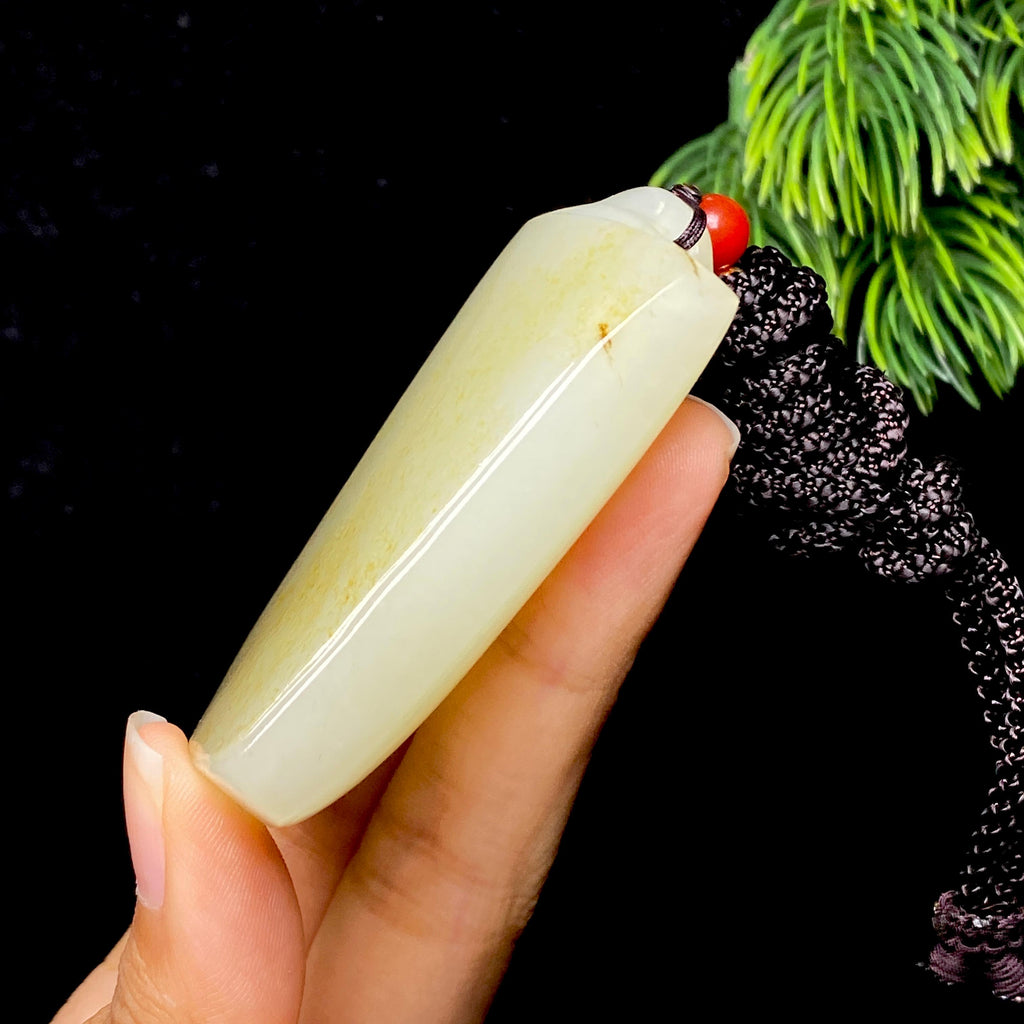 和田玉籽料无事牌（70.0g）